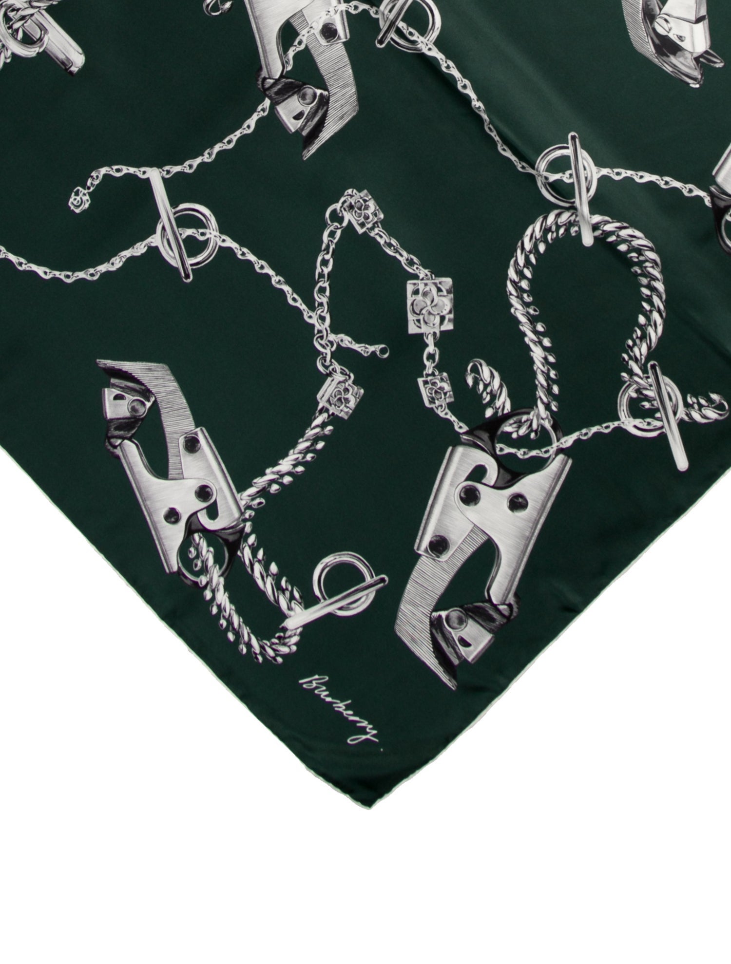 Burberry TB Monogram Printed Scarf